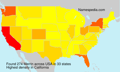 Surname Merrin in USA Surname Merrin in USA