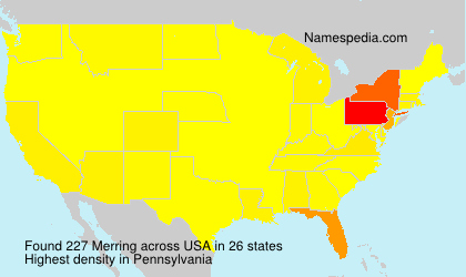 Surname Merring in USA Surname Merring in USA