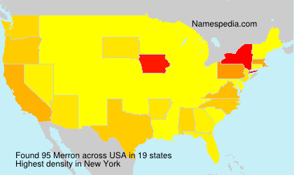 Surname Merron in USA Surname Merron in USA