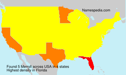 Surname Merryll in USA Surname Merryll in USA