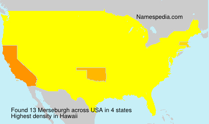 Surname Merseburgh in USA Surname Merseburgh in USA