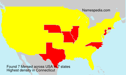Surname Mersed in USA Surname Mersed in USA