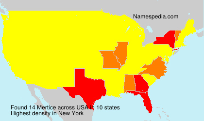 Surname Mertice in USA Surname Mertice in USA