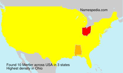 Surname Mertler in USA Surname Mertler in USA