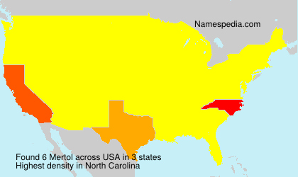 Surname Mertol in USA Surname Mertol in USA