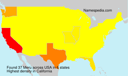 Surname Meru in USA Surname Meru in USA