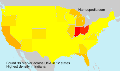 Surname Mervar in USA Surname Mervar in USA