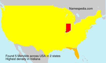 Surname Mervilde in USA Surname Mervilde in USA