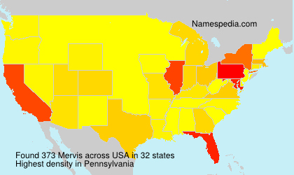 Surname Mervis in USA Surname Mervis in USA