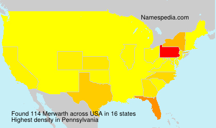 Surname Merwarth in USA Surname Merwarth in USA