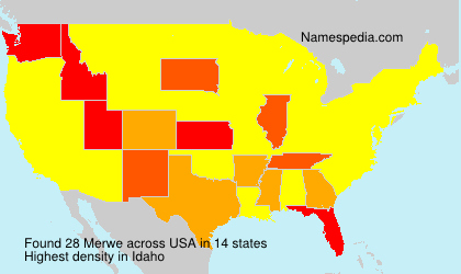 Surname Merwe in USA Surname Merwe in USA
