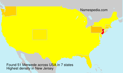 Surname Merwede in USA Surname Merwede in USA