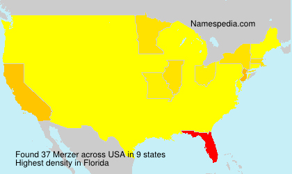 Surname Merzer in USA Surname Merzer in USA