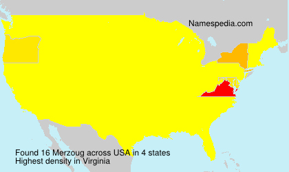 Surname Merzoug in USA Surname Merzoug in USA