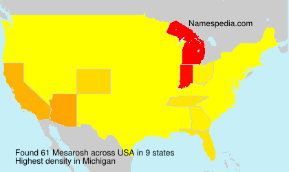 Surname Mesarosh in USA Surname Mesarosh in USA