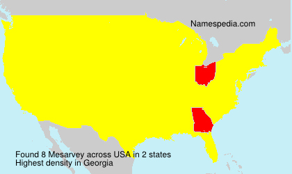 Surname Mesarvey in USA Surname Mesarvey in USA
