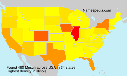 Surname Mesch in USA Surname Mesch in USA