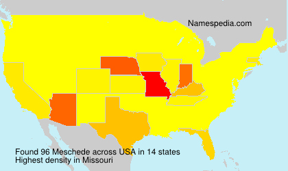 Surname Meschede in USA