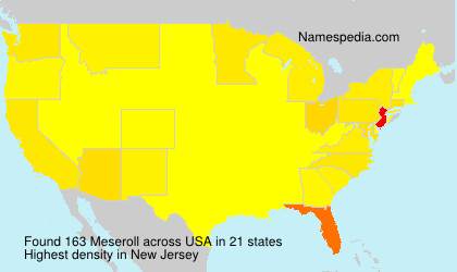 Surname Meseroll in USA