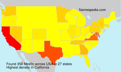 Surname Mesfin in USA Surname Mesfin in USA