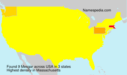 Surname Mesgar in USA Surname Mesgar in USA