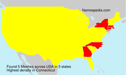 Surname Meshea in USA Surname Meshea in USA