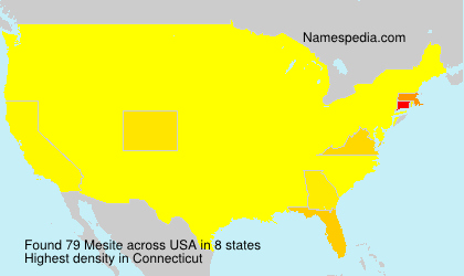 Surname Mesite in USA Surname Mesite in USA