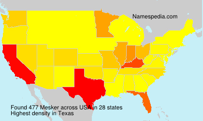 Surname Mesker in USA Surname Mesker in USA