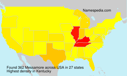 Surname Messamore in USA Surname Messamore in USA