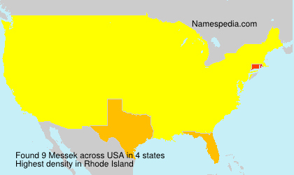 Surname Messek in USA Surname Messek in USA