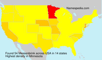 Surname Messenbrink in USA Surname Messenbrink in USA