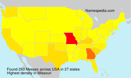 Surname Messex in USA