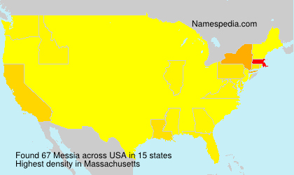 Surname Messia in USA Surname Messia in USA