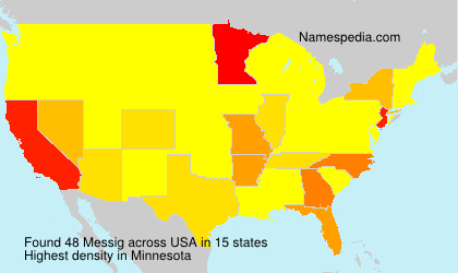 Surname Messig in USA Surname Messig in USA