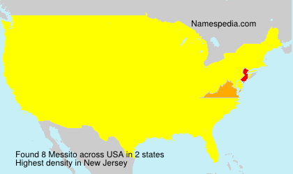 Surname Messito in USA Surname Messito in USA