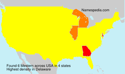 Surname Mestern in USA Surname Mestern in USA
