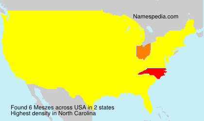 Surname Meszes in USA Surname Meszes in USA