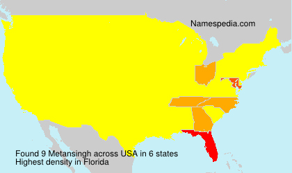 Surname Metansingh in USA Surname Metansingh in USA