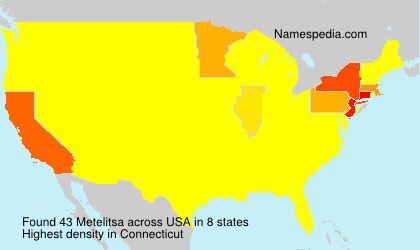 Surname Metelitsa in USA Surname Metelitsa in USA