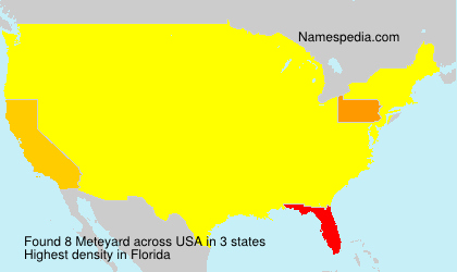 Surname Meteyard in USA Surname Meteyard in USA