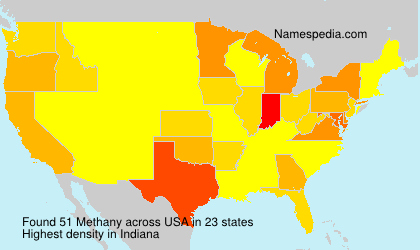 Surname Methany in USA Surname Methany in USA