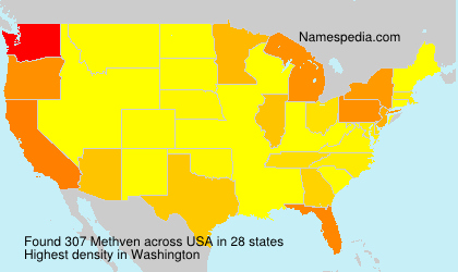 Surname Methven in USA Surname Methven in USA