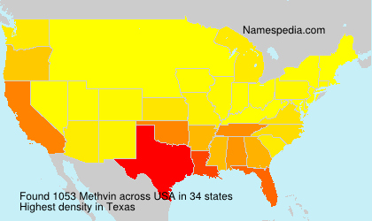 Surname Methvin in USA Surname Methvin in USA