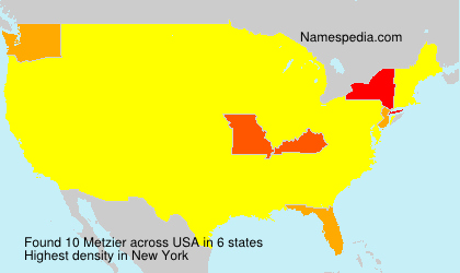 Surname Metzier in USA Surname Metzier in USA