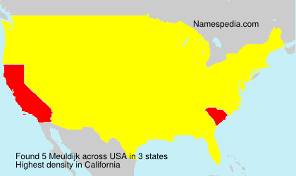 Surname Meuldijk in USA Surname Meuldijk in USA