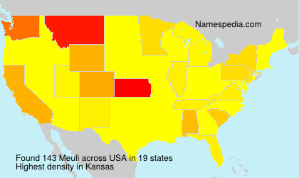 Surname Meuli in USA Surname Meuli in USA
