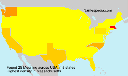 Surname Meurling in USA Surname Meurling in USA