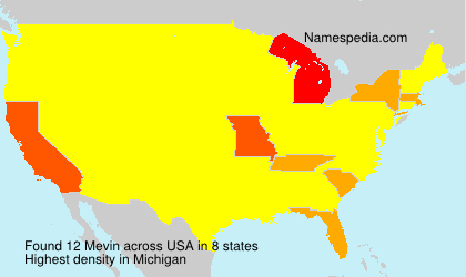 Surname Mevin in USA Surname Mevin in USA
