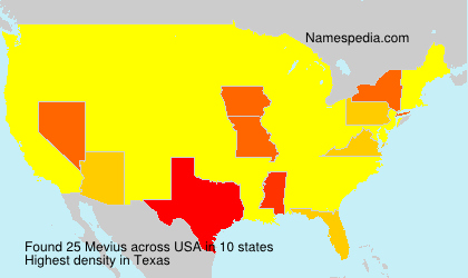 Surname Mevius in USA Surname Mevius in USA