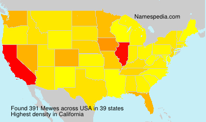 Surname Mewes in USA Surname Mewes in USA